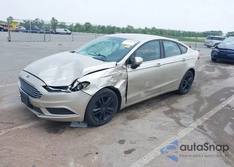 2018 Ford Fusion Se из США, поврежденный, VIN 3FA6P0H74JR244149